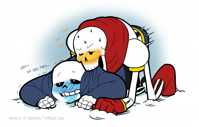 papyrus (undertale)+sans (undertale)