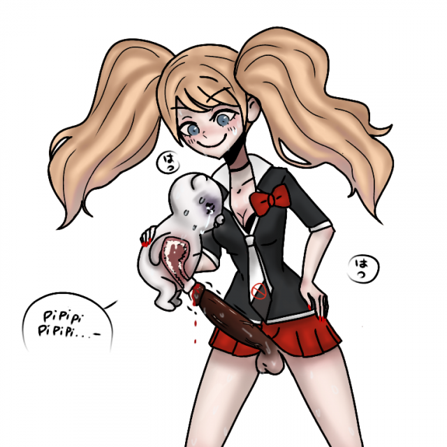 junko+junko enoshima+monokuma