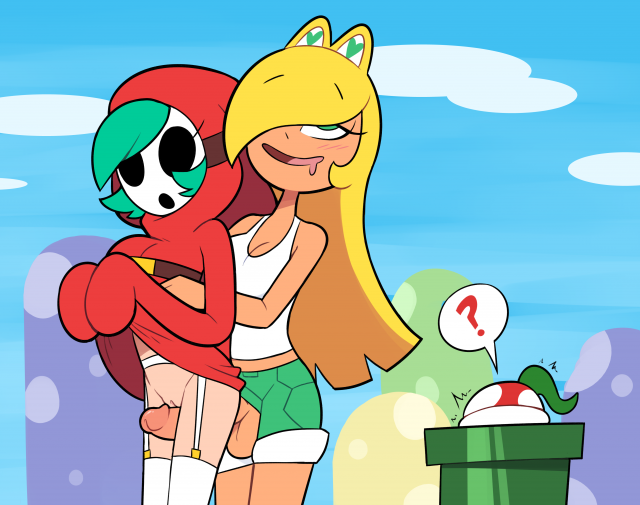 koopa+koopa troopa+piranha plant+shy gal+shy guy