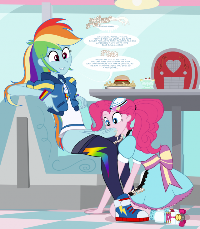 pinkie pie (mlp)+rainbow dash (mlp)