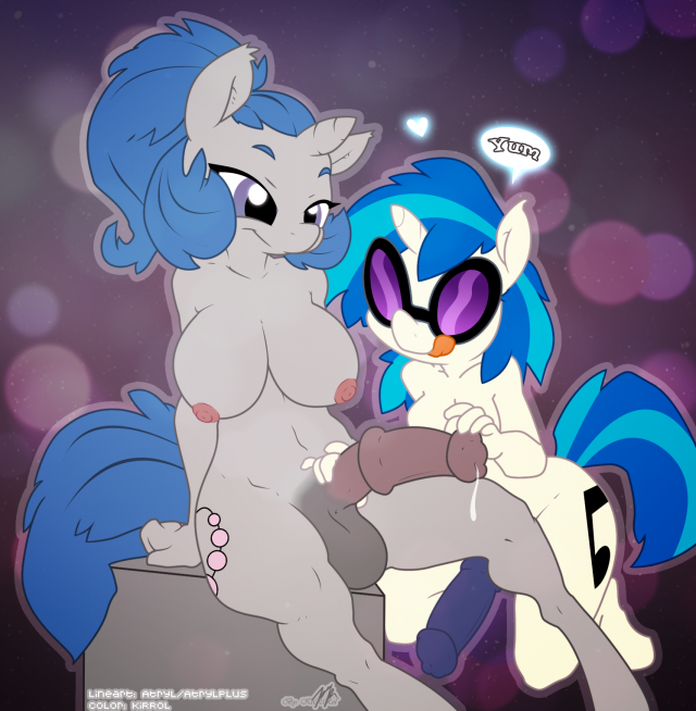 fan character+vinyl scratch (mlp)