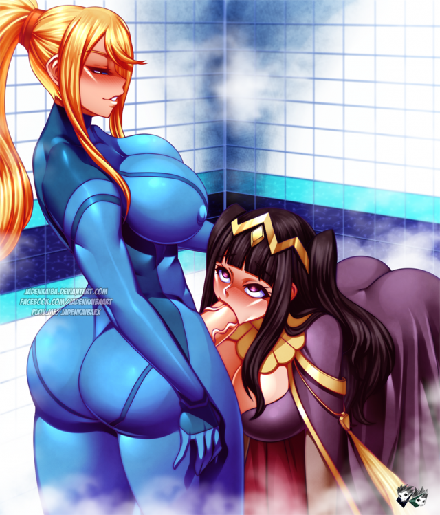 samus aran+tharja