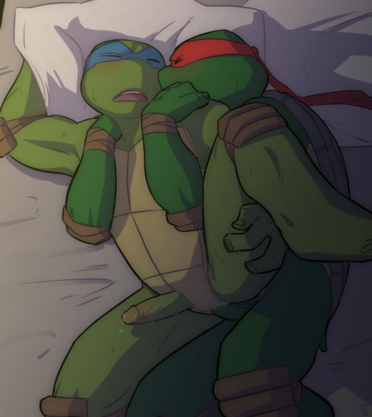 leonardo (tmnt)+raphael (tmnt)