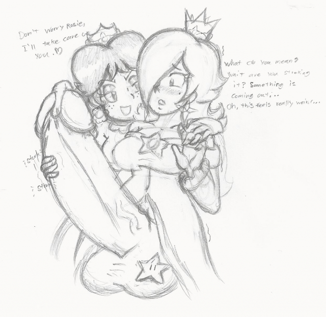 princess daisy+princess rosalina