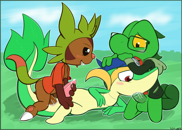 chespin+snivy+treecko