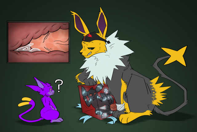 espeon+jolteon+luxray+mew+original character+umbreon