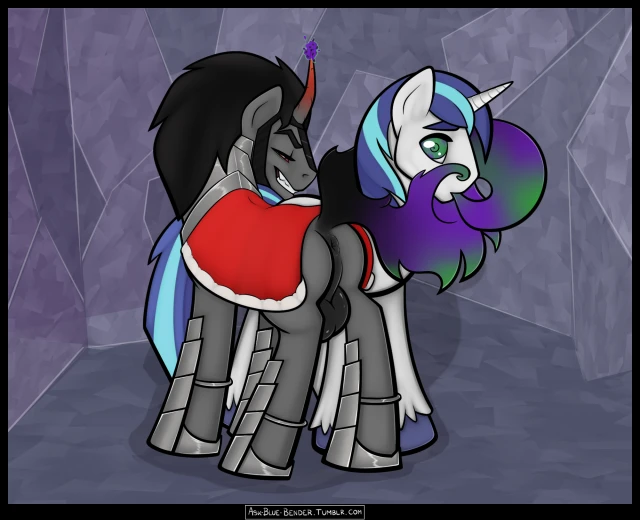 king sombra (mlp)+shining armor (mlp)
