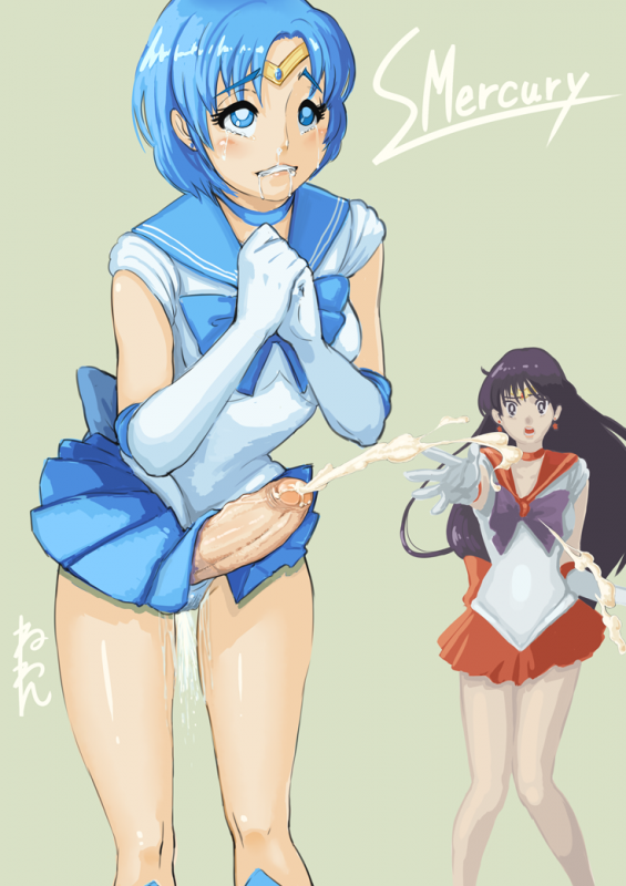 sailor mars+sailor mercury