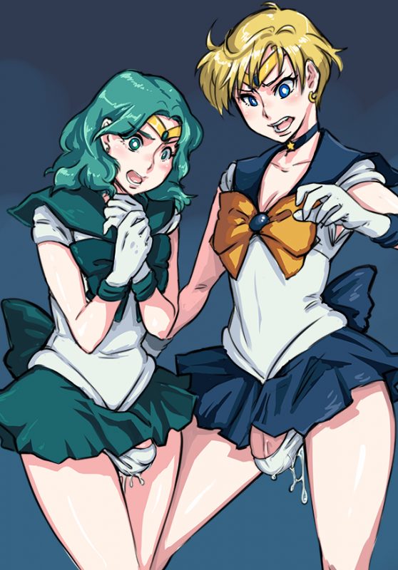 kaiou michiru+sailor neptune+sailor uranus+tenou haruka