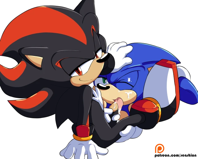 shadow the hedgehog+sonic the hedgehog