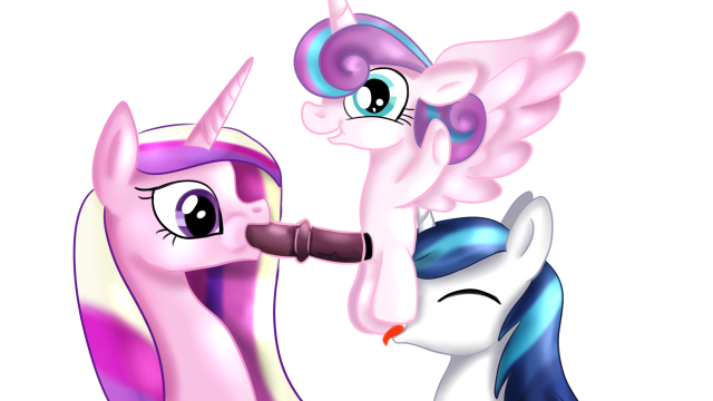 flurry heart (mlp)+princess cadance (mlp)+shining armor (mlp)