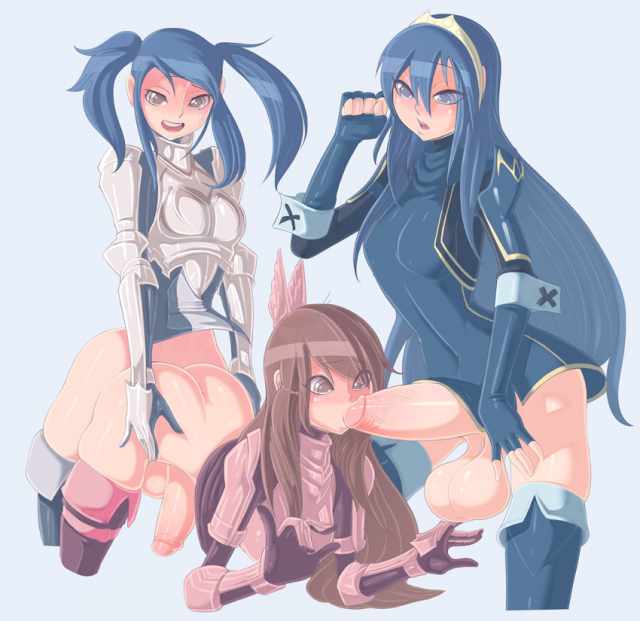 cynthia (fire emblem)+lucina+sumia