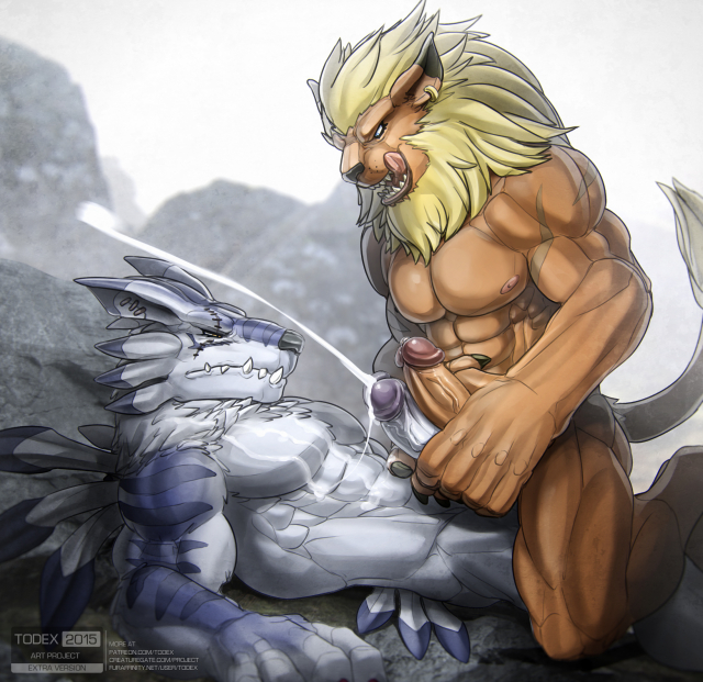 leomon+weregarurumon