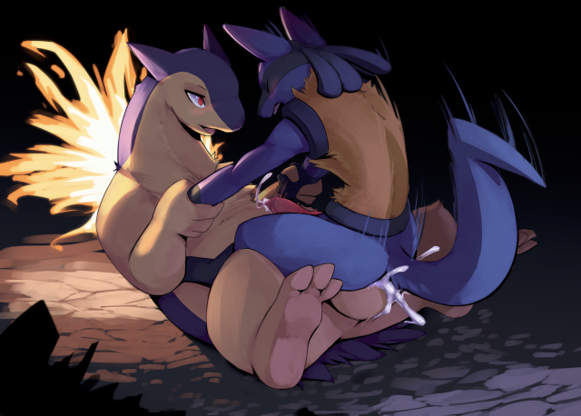 lucario+typhlosion