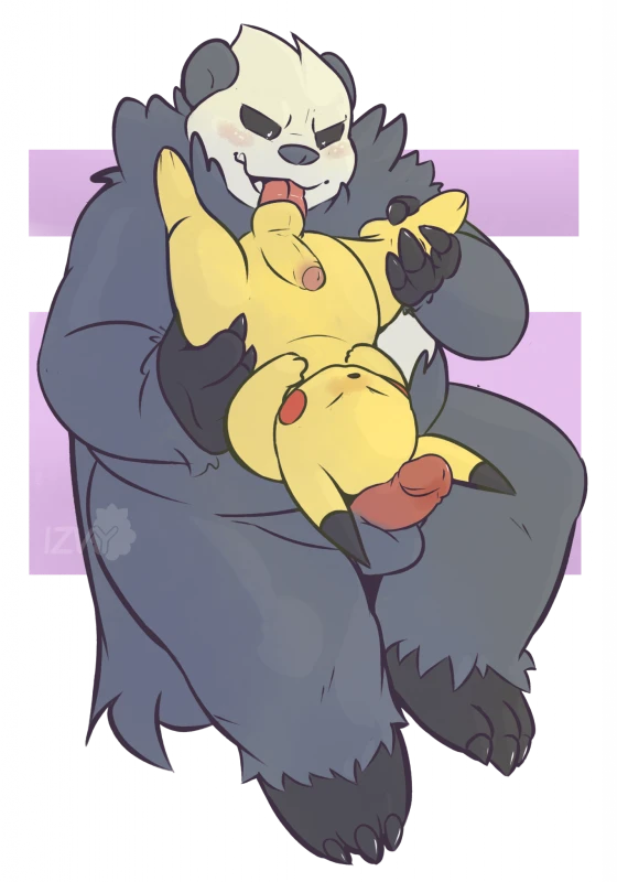 pangoro+pikachu