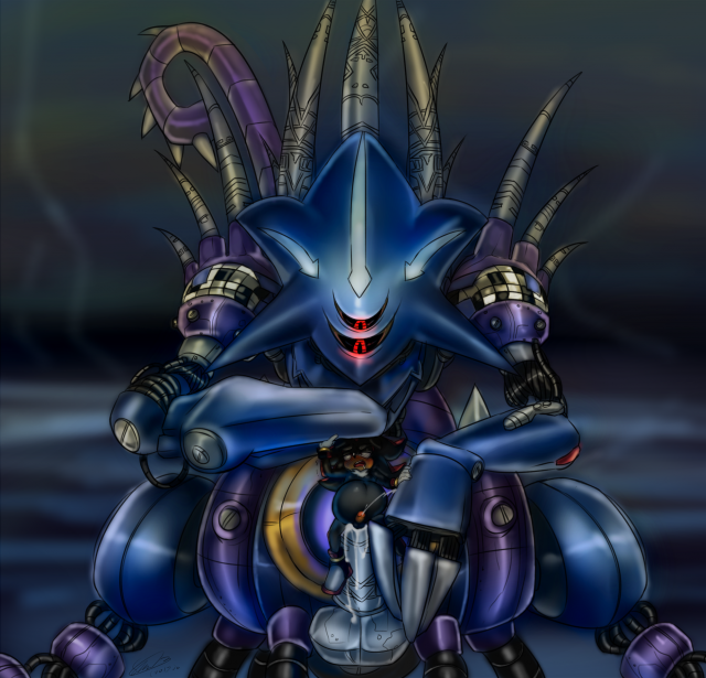 metal madness+metal sonic+shadow the hedgehog