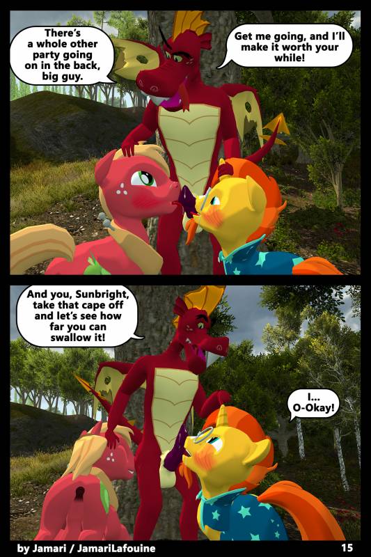 big macintosh (mlp)+garble (mlp)