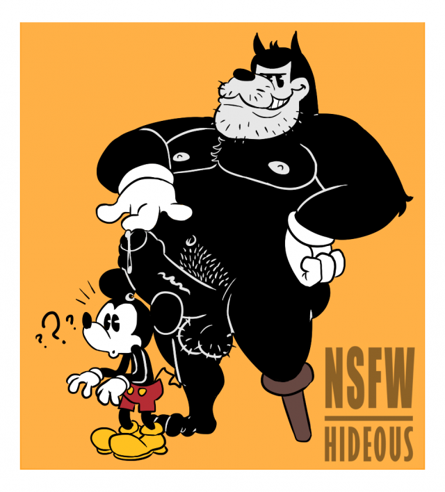 mickey mouse+peter pete sr.