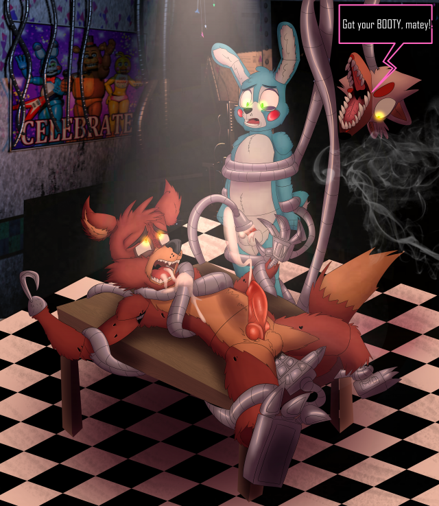 foxy (fnaf)+mangle (fnaf)+toy bonnie (fnaf)