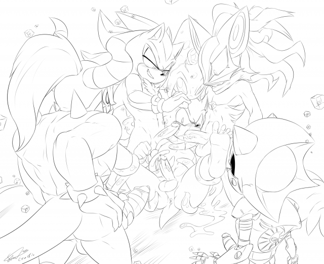 chaos (sonic)+infinite (sonic)+metal sonic+shadow the hedgehog+sonic the hedgehog+zavok